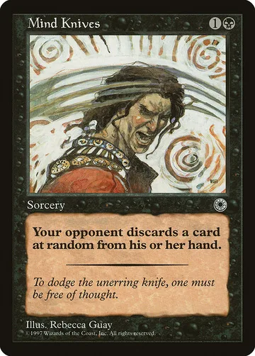 Mind Knives 100, carta de Magic: The Gathering de Portal