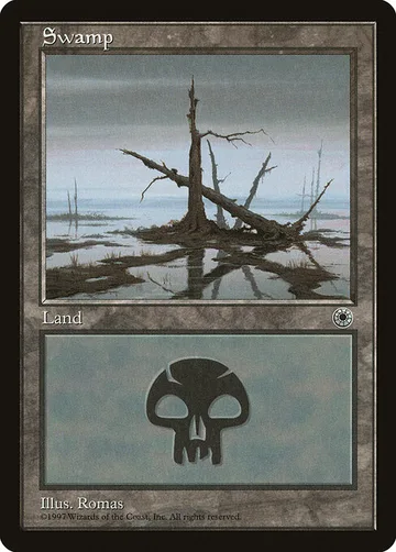 Swamp 205, carta de Magic: The Gathering de Portal