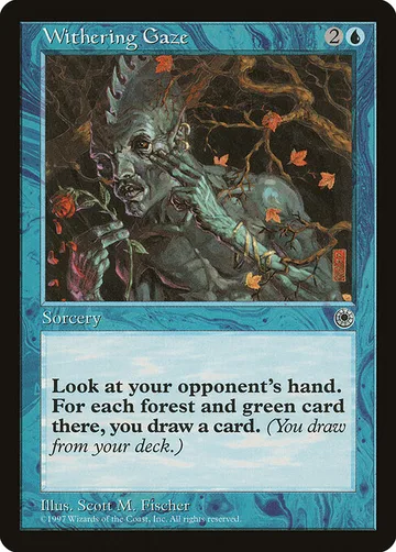 Withering Gaze 78, carta de Magic: The Gathering de Portal