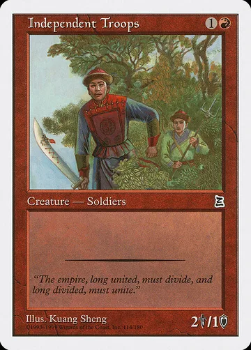 Independent Troops 114