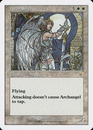 Archangel 4, carta de Magic: The Gathering de Starter 1999