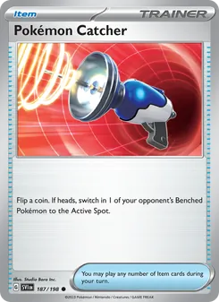 Capturapokémon 187/198, carta de Pokémon de Escarlata y Púrpura