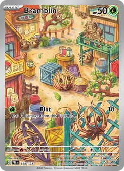 Bramblin 198/193, carta de Pokémon de Evoluciones en Paldea