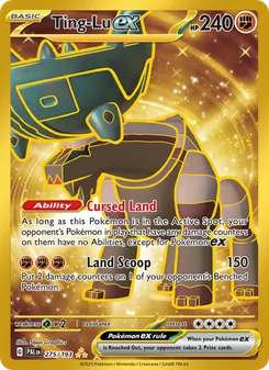 Ting-Lu ex 275/193, carta de Pokémon de Evoluciones en Paldea