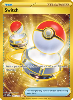 Cambio 206/165, carta de Pokémon de 151