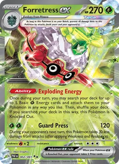 Forretress ex 002/091