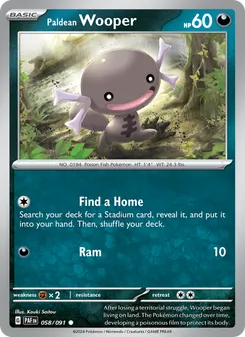 Wooper de Paldea 058/091