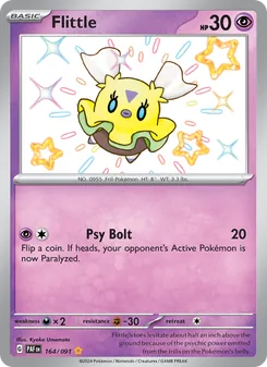 Flittle 164/091, carta de Pokémon de Destinos de Paldea