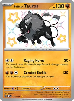 Tauros de Paldea 172/091