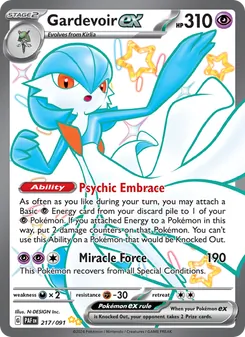 Gardevoir ex 217/091
