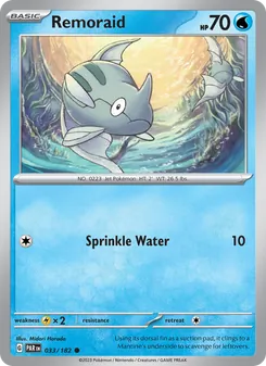 Remoraid 033/182, carta de Pokémon de Brecha Paradójica