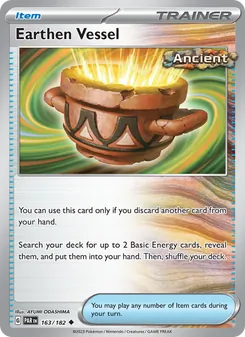 Vasija Terrestre 163/182, carta de Pokémon de Brecha Paradójica