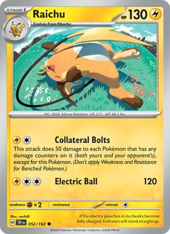 Raichu 052/162