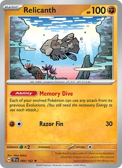 Relicanth 084/162