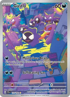Gastly 177/162, carta de Pokémon de Fuerzas Temporales