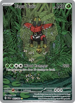 Tapu Bulu 065/064, carta de Pokémon de Fabula Sombría