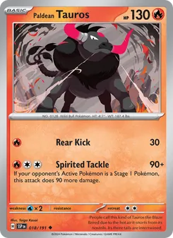 Tauros de Paldea 018/191