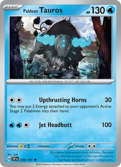 Tauros de Paldea 039/191