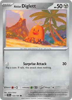 Diglett de Alola 122/191