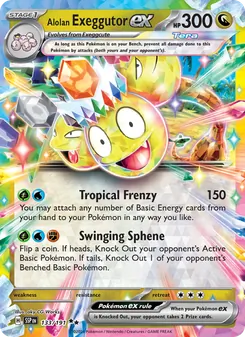 Exeggutor de Alola ex 133/191