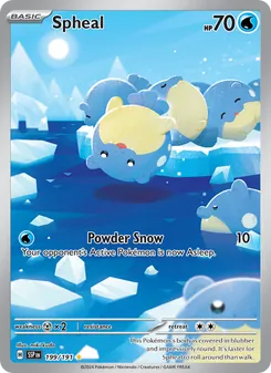 Spheal 199/191, carta de Pokémon de Chispas Fulgurantes