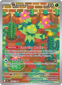 Maractus 160/159, carta de Pokémon de Juntos de Aventuras