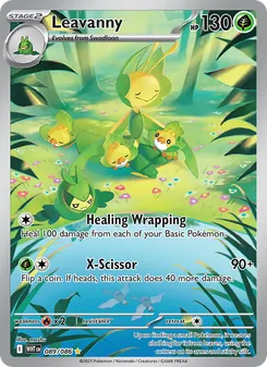 Leavanny 089/086, carta de Pokémon de Llama Blanca