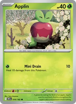 Applin 016/182, carta de Pokémon de Rivales Predestinados