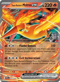 Moltres ex del Team Rocket