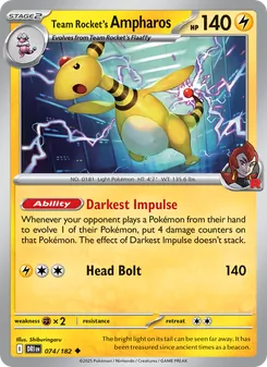 Ampharos del Team Rocket