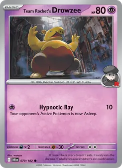 Drowzee del Team Rocket