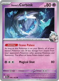 Carbink de Máximo 086/182, carta de Pokémon de Rivales Predestinados
