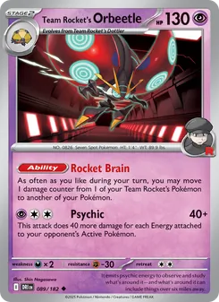 Orbeetle del Team Rocket