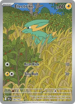 Electrike 196/182, carta de Pokémon de Rivales Predestinados