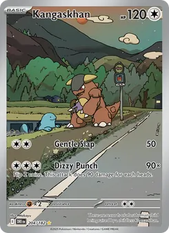 Kangaskhan 204/182, carta de Pokémon de Rivales Predestinados