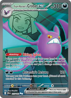 Crobat ex del Team Rocket