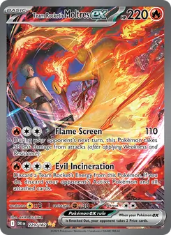 Moltres ex del Team Rocket