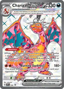 Charizard ex 056/225, carta de Pokémon de SVP Black Star Promos