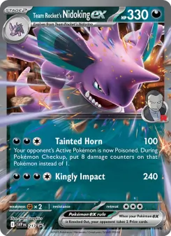 Nidoking ex del Team Rocket