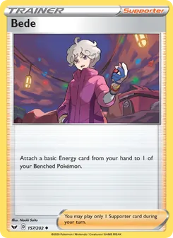 Berto 157/202, carta de Pokémon de Espada y Escudo