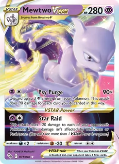 Mewtwo V-ASTRO 031/078