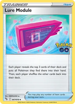 Módulo Cebo 067/078, carta de Pokémon de Pokémon GO