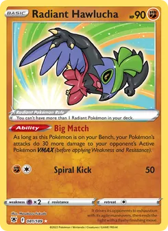 Hawlucha Radiante 081/189