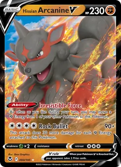 Arcanine de Hisui V 090/195