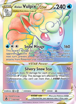 Vulpix de Alola V-ASTRO 197/195