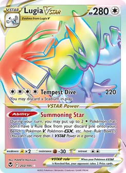 Lugia V-ASTRO 202/195