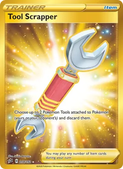 Reciclaherramientas 208/192, carta de Pokémon de Choque Rebelde