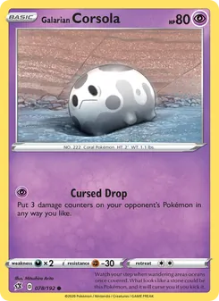 Corsola de Galar 78/192