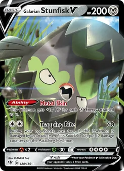 Stunfisk V de Galar 128/189