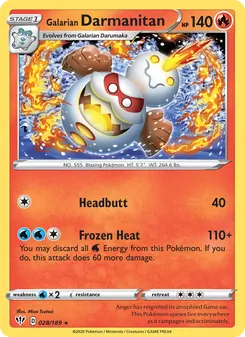 Darmanitan de Galar 28/189